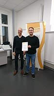 bergabe Insitu Frderpreis an Herrn Sebastian Rhein