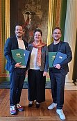 Dr. Christoph Herrmann, Prof. Dr. Claudia Becker, Dr. Sebastian Rhein (v. l. n. r.) 